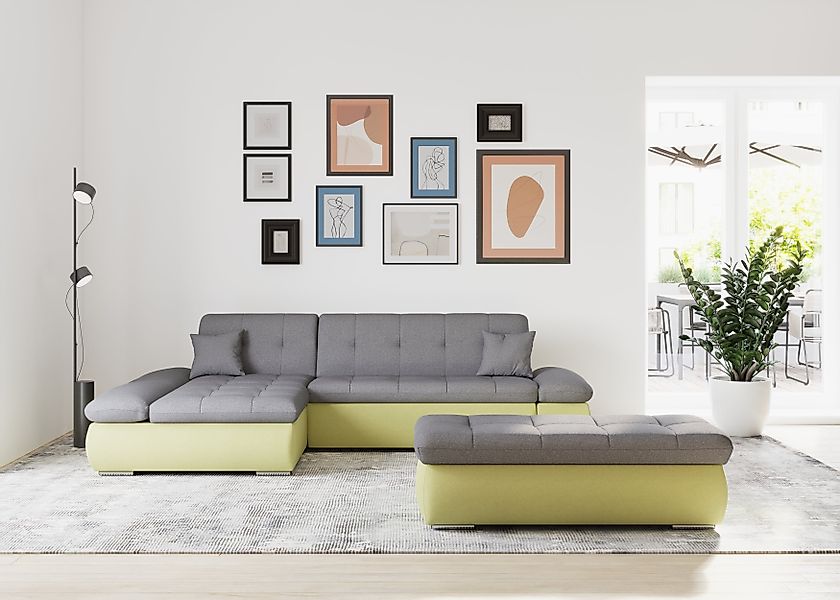 DOMO collection Ecksofa Moric, L-Form, XXL-Sofa günstig online kaufen