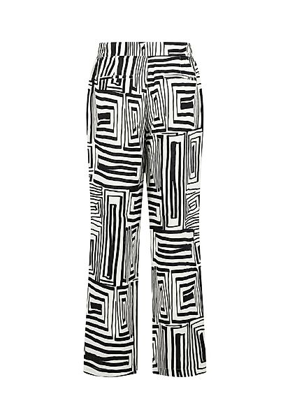 FYNCH-HATTON Leinenhose mit Grafik-Muster günstig online kaufen