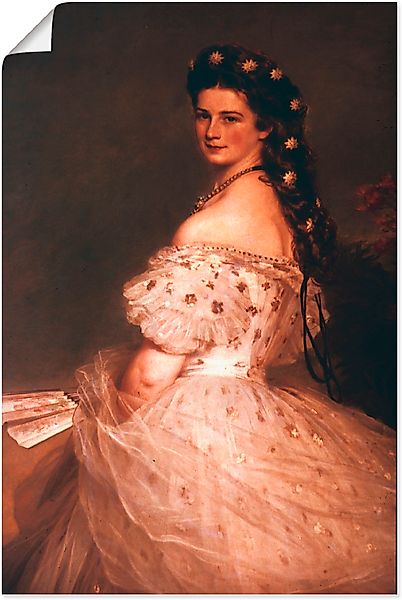 Artland Wandbild "Kaiserin Elisabeth von Österreich, 1865", Menschen, (1 St günstig online kaufen