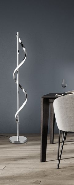 REALITY Leuchten LED Stehlampe »ISABEL, Stehlampe mit Fußschalter, 21,5W LE günstig online kaufen