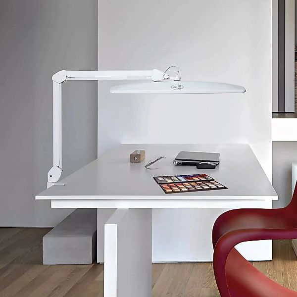 LED-Klemmleuchte MAULexplore, weiß, 50 cm, dimmbar günstig online kaufen