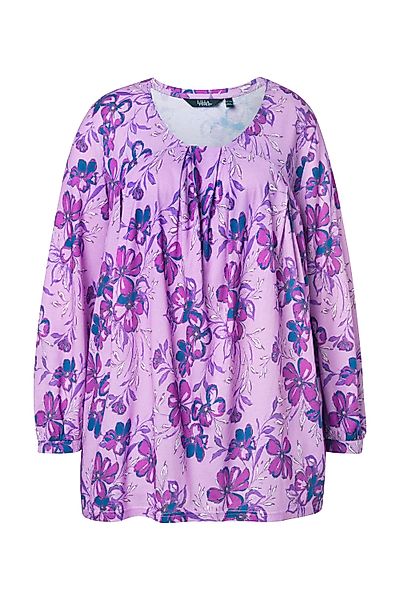 Ulla Popken T-Shirt Shirt A-Linie Zierfalten günstig online kaufen
