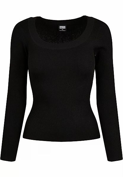 URBAN CLASSICS Rundhalspullover "Urban Classics Damen Ladies Wide Neckline günstig online kaufen