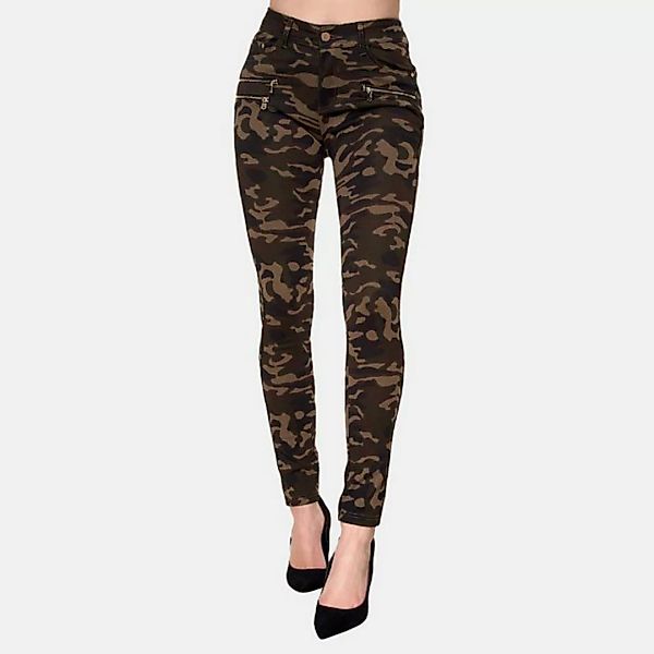 Elara Jeggings Elara Damen Stretch Hose Skinny Fit Jegging (1-tlg) günstig online kaufen