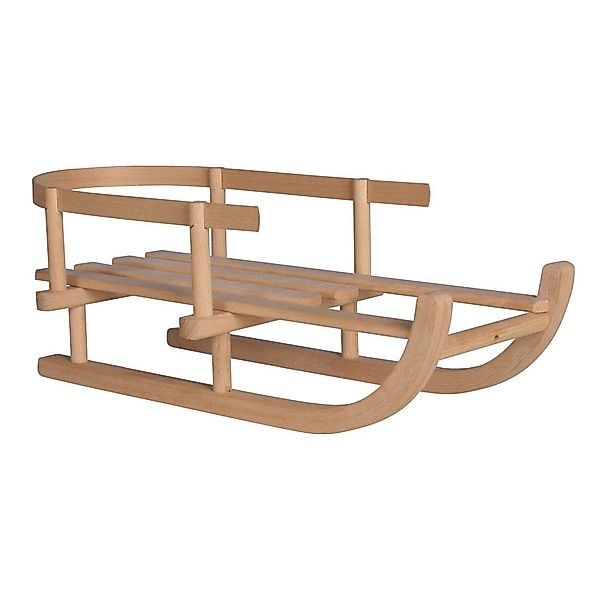 Holz-Wenzel Puppenschlitten Puppenschlitten unlackiert 45cm günstig online kaufen