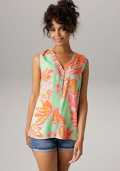 Aniston CASUAL Blusentop mit farbintensivem, großflächigem günstig online kaufen