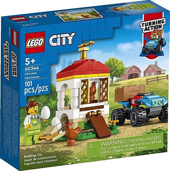 LEGO® LEGO® City 60344 Hühnerstall Konstruktionsspielsteine, (101 St) günstig online kaufen