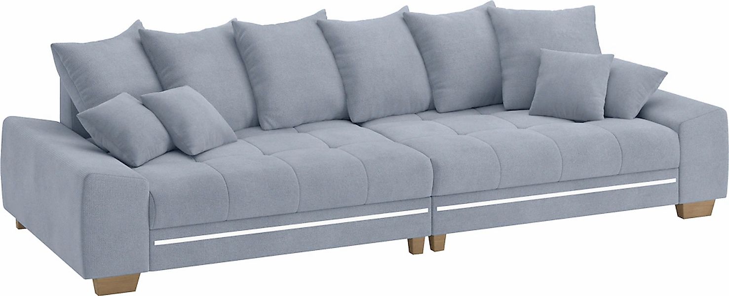 Mr. Couch Big-Sofa "Nikita II", mit RGB-LED Beleuchtung, wahlweise mit Kalt günstig online kaufen