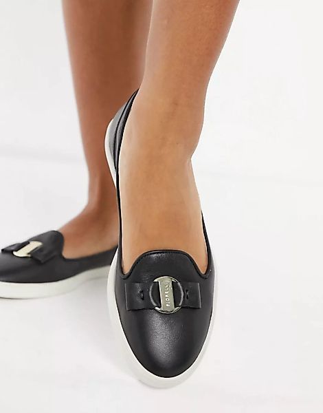 Fiorelli – Mia – Leder-Loafer in Schwarz günstig online kaufen