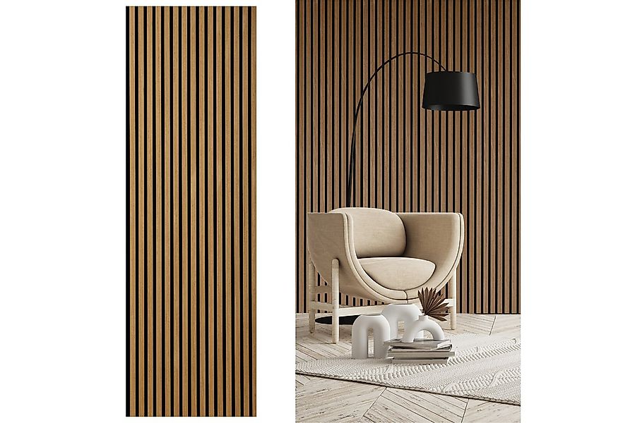 SONIDO 3D Wandpaneel XXL Akustikpaneele mit FSC®-zertifiziertem Eiche Echth günstig online kaufen