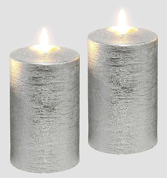 I.GE.A. LED-Kerze Batteriebetriebene LED-Kerzen aus Echtwachs, günstig online kaufen