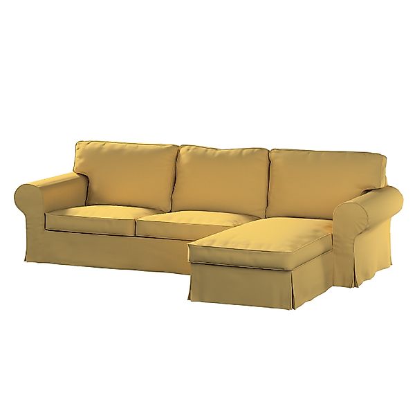 Bezug für Ektorp 2-Sitzer Sofa mit Recamiere, chiffongelb, Ektorp 2-Sitzer günstig online kaufen