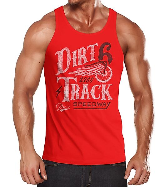 Neverless Tanktop Herren Tank-Top Dirt Track günstig online kaufen