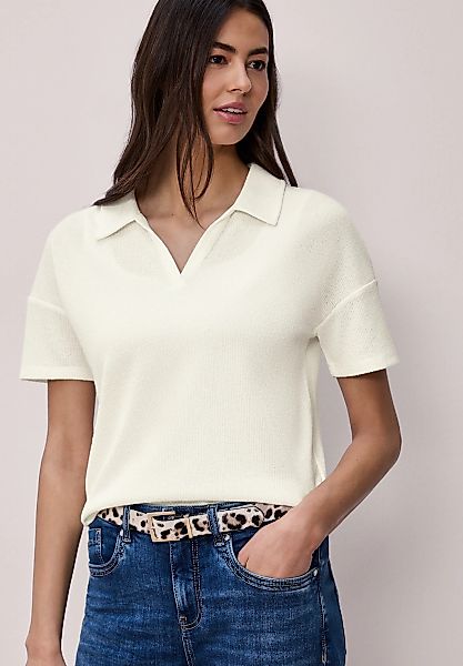STREET ONE Poloshirt aus softer Viskose günstig online kaufen