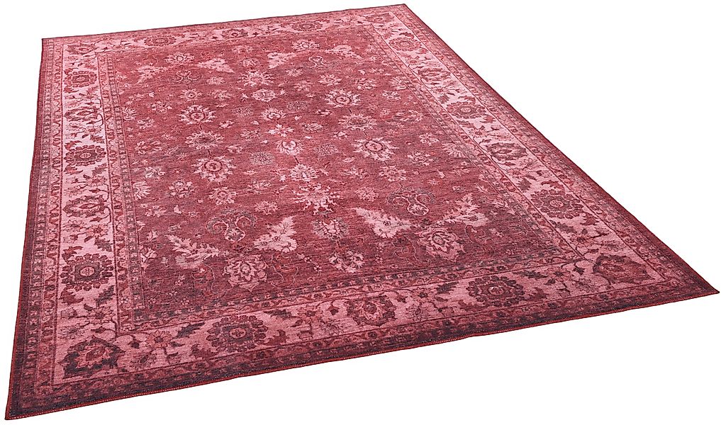 Gino Falcone Teppich »Adara GF 122«, rechteckig, 3 mm Höhe, Flachgewebe, Or günstig online kaufen
