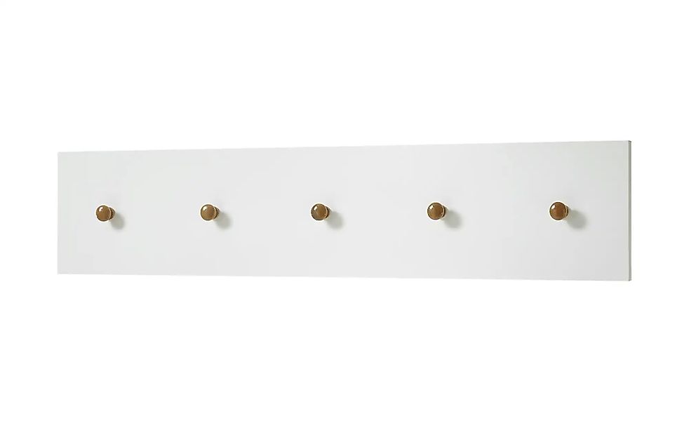 Garderobenpaneel  Casoria ¦ weiß ¦ Holzwerkstoff,Massivholz ¦ Maße (cm): B: günstig online kaufen