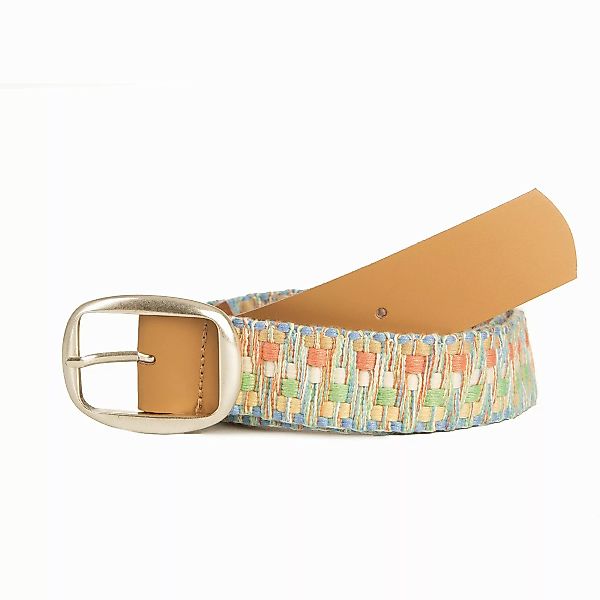 Cassandra Accessoires Flechtgürtel mit Lederpatte MADE günstig online kaufen