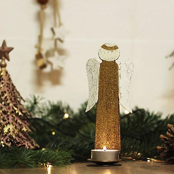 Teelichthalter Engel, Weihnachtsdeko günstig online kaufen