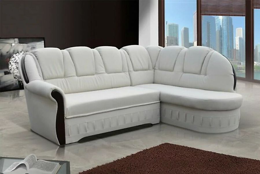 JVmoebel Ecksofa Weißes Ecksofa luxus klassische Couch Sofa Neu Polstermöbe günstig online kaufen