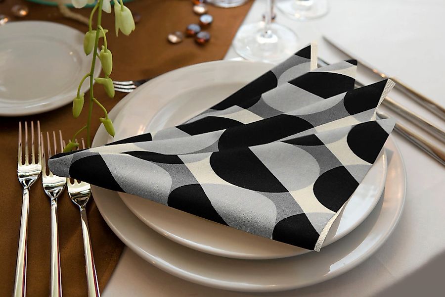 Adam Stoffserviette "Circles" GOTS organic,zertifiziert durch CERES 0242Mad günstig online kaufen