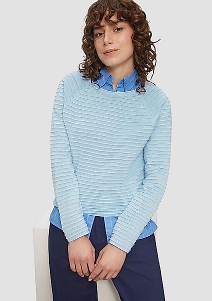 QS Longpullover Strickpullover Pullover aus Viskosemix günstig online kaufen