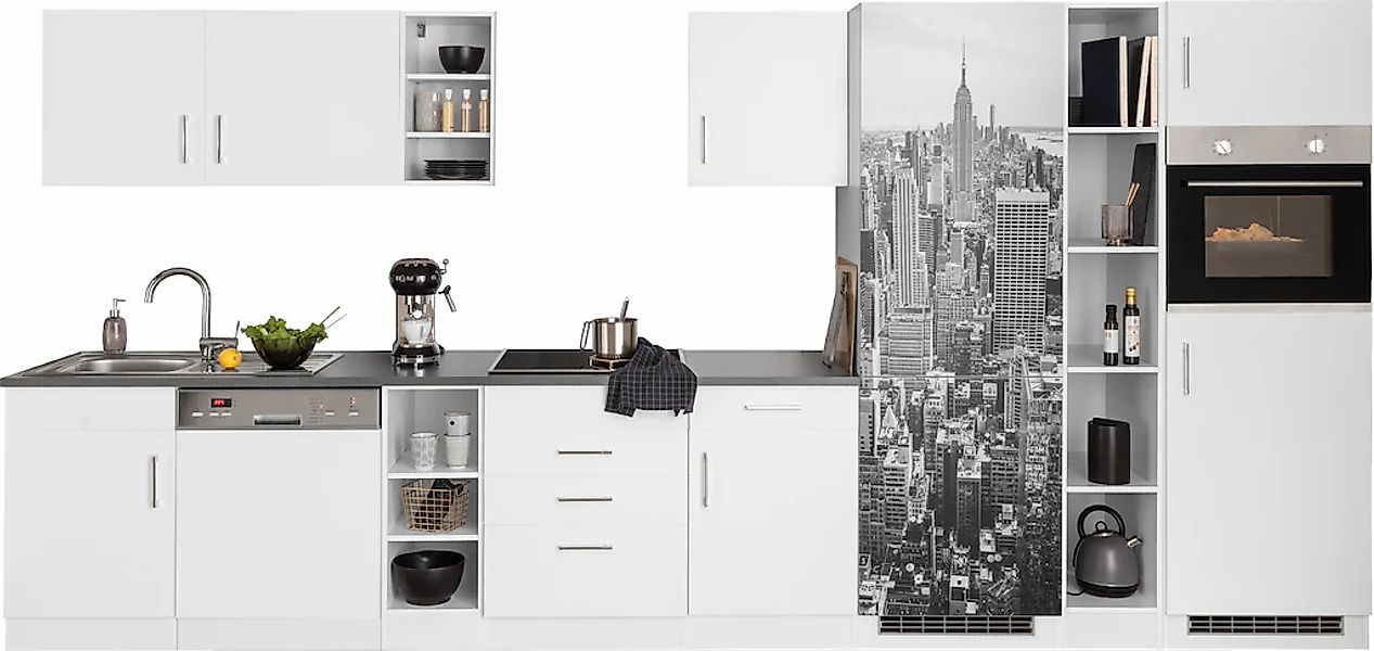 KOCHSTATION Küchenzeile "KS-Paris – Küchen mit einzigartigen Fotomotiven au günstig online kaufen
