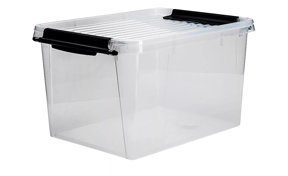 Aufbewahrungsbox mit Deckel 32 Liter - transparent/klar - Kunststoff - 34 c günstig online kaufen