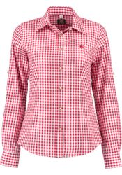 OS Trachten Trachtenbluse Qorru Taillierte Langarmbluse günstig online kaufen