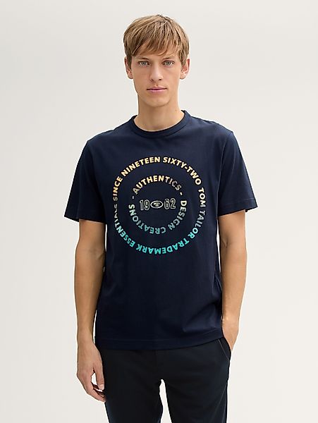 TOM TAILOR T-Shirt T-Shirt aus Baumwolle günstig online kaufen