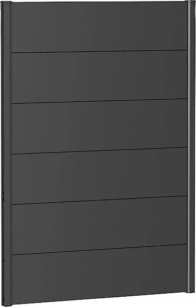 Biohort Sichtschutzelement 6 Metall-Paneele und 2 Führungsschienen, LxH: 96 günstig online kaufen