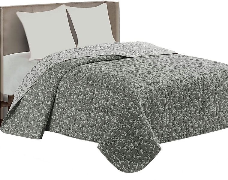 Delindo Lifestyle Tagesdecke Ornamente, Bettüberwurf für Doppelbett, gestep günstig online kaufen