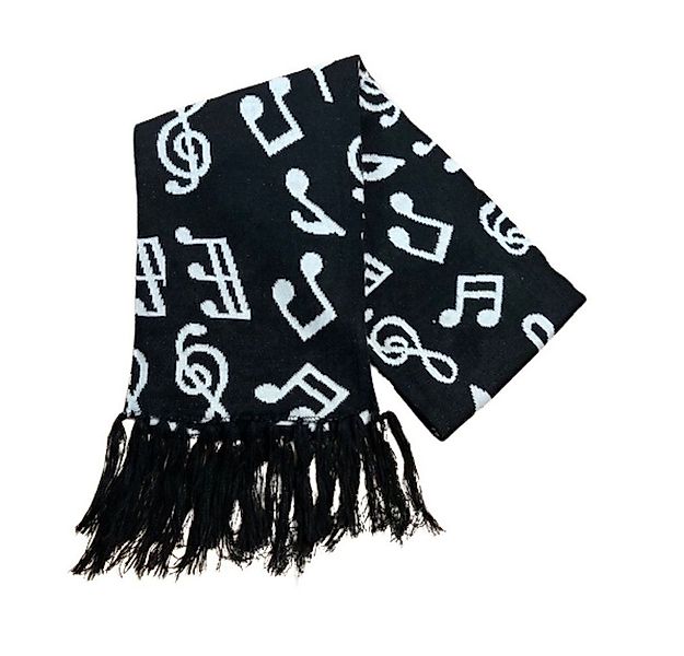 mugesh Schal Strickschal Notenmix, für Musikerinnen und Musiker günstig online kaufen