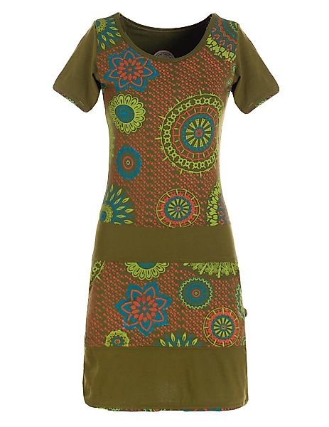 Vishes Sommerkleid Kurzarm Damen Sommer-Kleid Mini-Kleid günstig online kaufen