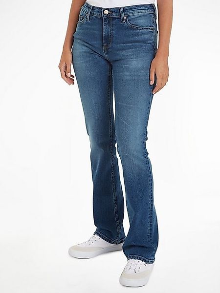 Tommy Jeans Bootcut-Jeans Maddie mit Tommy Jeans Markenlabel & Badge günstig online kaufen