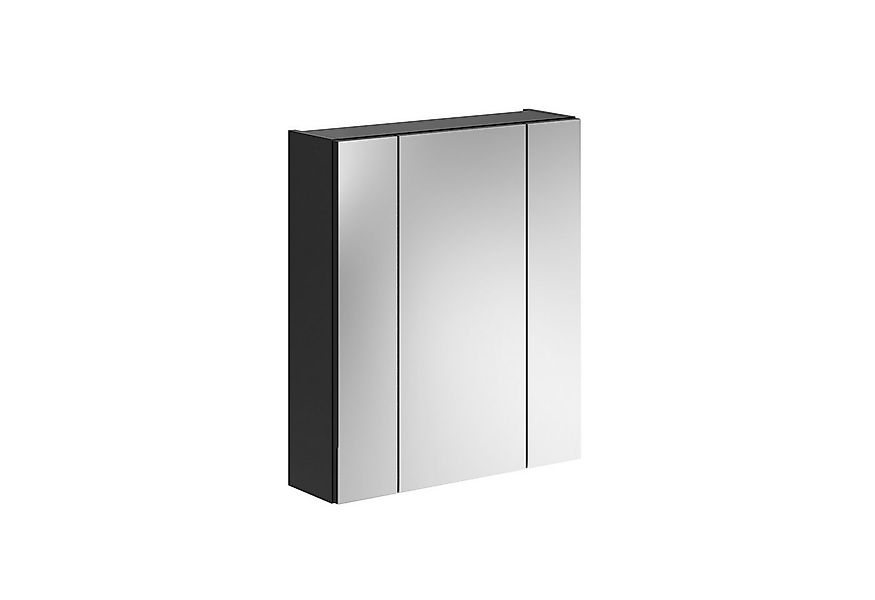 xonox.home Spiegelschrank Linus Schwarz Nachbildung Spiegelglas Melamin Mod günstig online kaufen