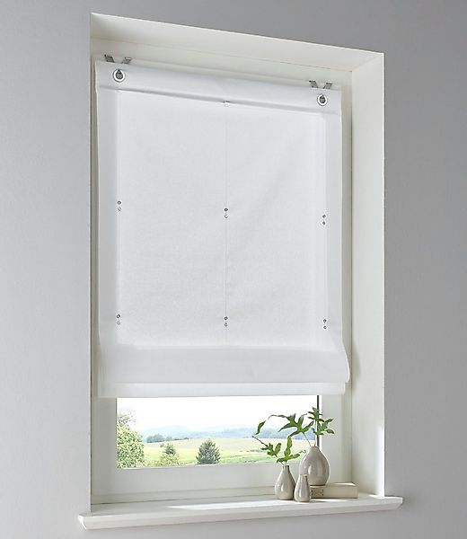 Kutti Raffrollo Stig Raffrollo, mit Hakenaufhängung, ohne Bohren, freihänge günstig online kaufen
