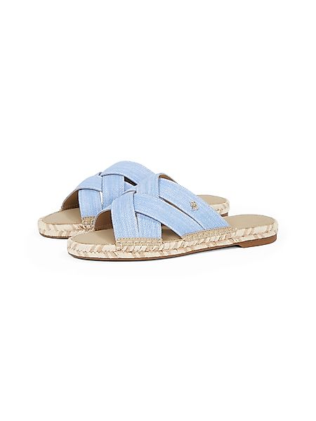 Tommy Hilfiger CHAMBRAY ESPADRILLE MULE Pantolette, günstig online kaufen