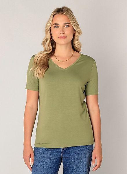 Base Level T-Shirt Yanic mit V-Ausschnitt günstig online kaufen