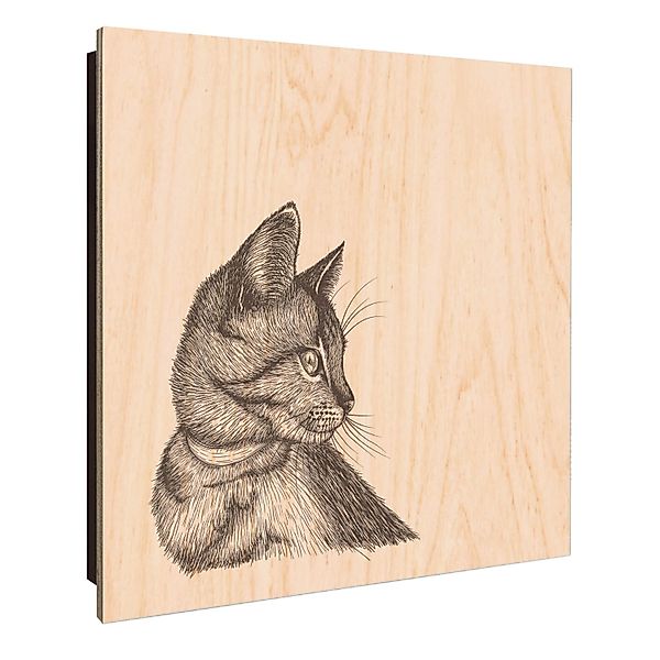 Banjado Großer Schlüsselkasten Holz 30x30cm Schwarz Scharnier Links 50 Hake günstig online kaufen