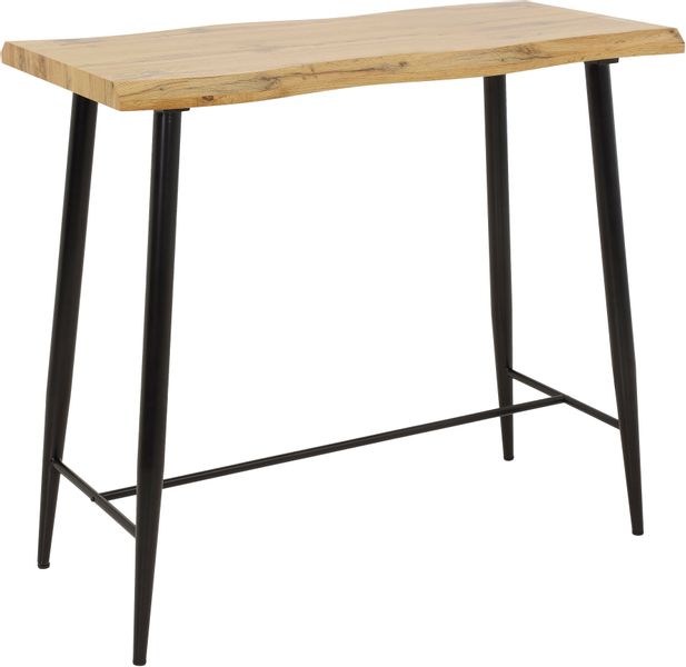 HELA Bartisch "GABI" Baumkantentisch, 120 cm Breite, Industrial Design, Wil günstig online kaufen