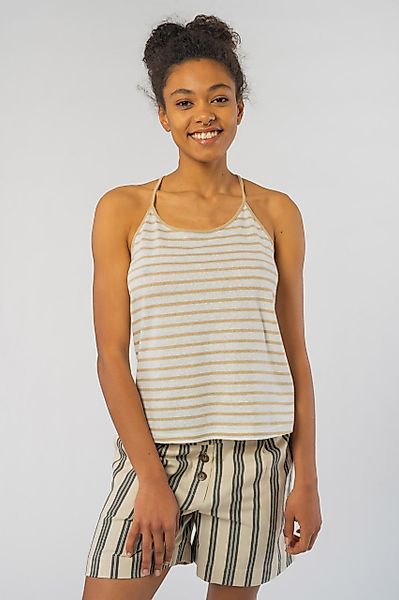 Striped Top aus Leinen & Bio Baumwolle günstig online kaufen