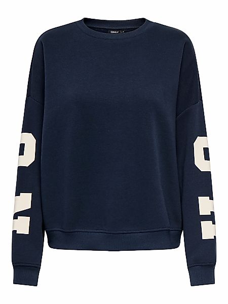 ONLY Sweatshirt "ONLSWEAT L/S BACK/SLEEVE PRINT SWT NOOS" günstig online kaufen