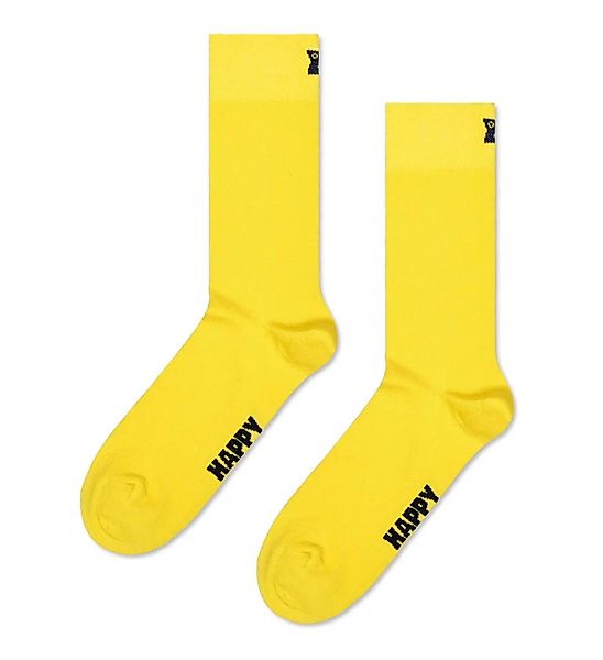Happy Socks Socken Tagessocke Crew Solid günstig online kaufen