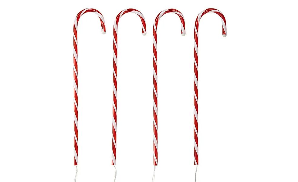 LED Zuckerstange  4er-Set   ¦ rot ¦ Maße (cm): H: 74 Lampen & Leuchten > Au günstig online kaufen