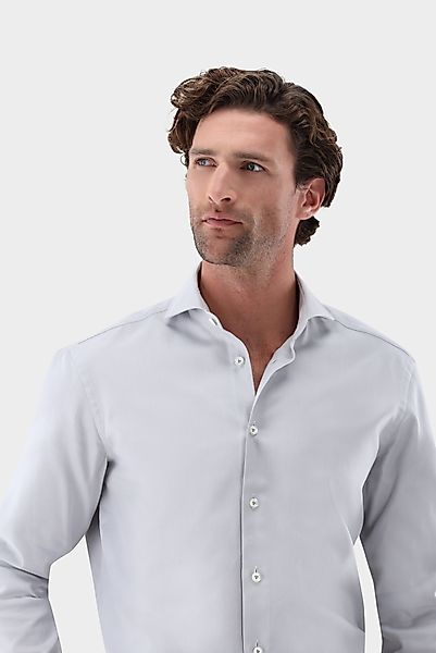 Twill Hemd mit Haifischkragen günstig online kaufen