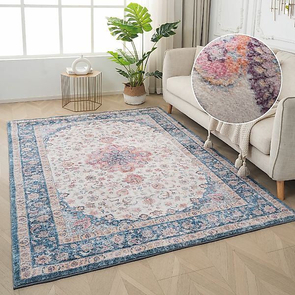 OTTO home Teppich "Omar, Druckteppich, orientalisches Design, mehrfarbig, b günstig online kaufen