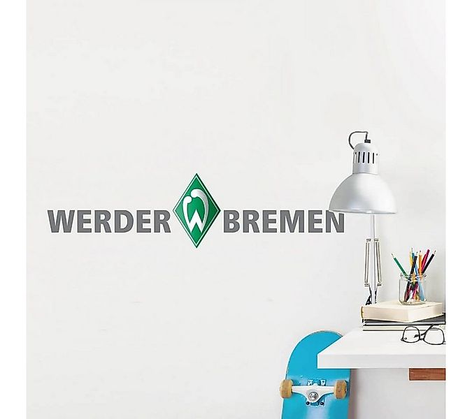 K&L Wall Art Wandtattoo Fußball Wandtattoo SV Werder Bremen Schriftzug Logo günstig online kaufen