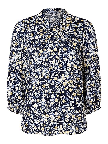 MORE&MORE Klassische Bluse Schlupfbluse Viskose, 3/4 günstig online kaufen