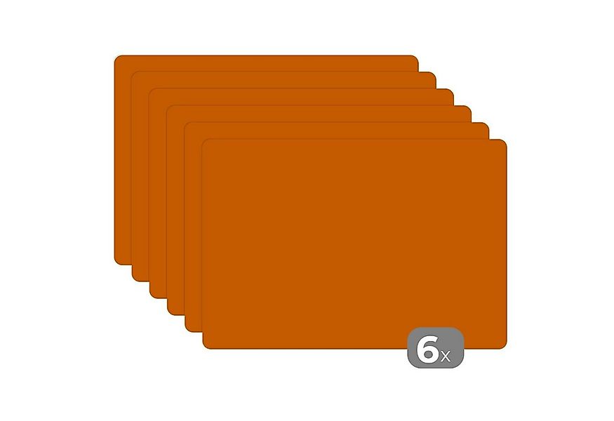 MuchoWow Platzset Orange - Jahreszeiten - Herbst - Farbe, (6-St), Platzsets günstig online kaufen