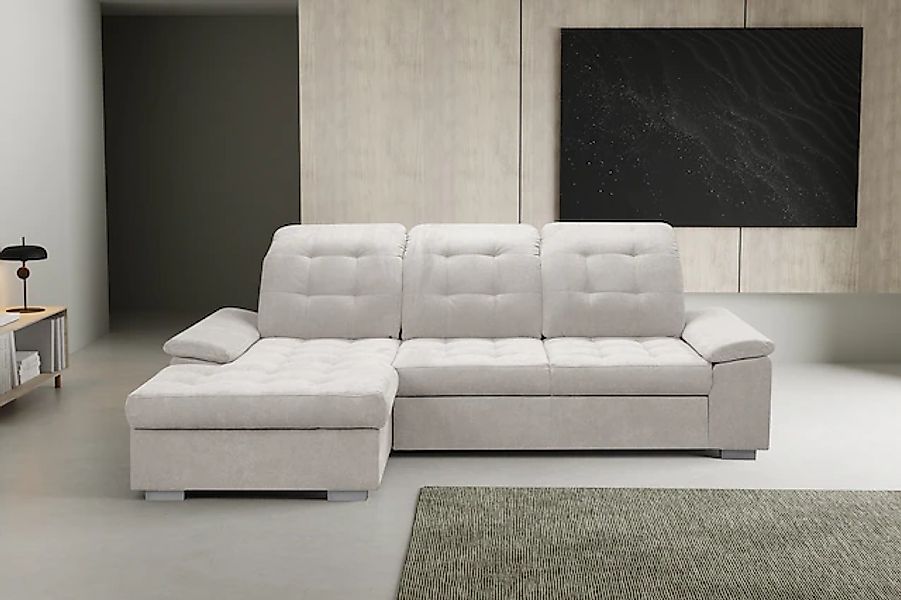 WERK2 Ecksofa »Carmen, mit Bettfunktion & Bettkasten, optional Sitztiefenve günstig online kaufen